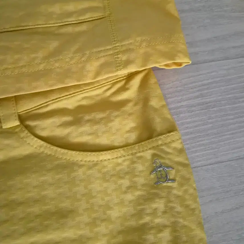 [BUNJANG] Munsingwear Yellow Windbreaker Set / Munsingwear 옐로우 바람막이 세트