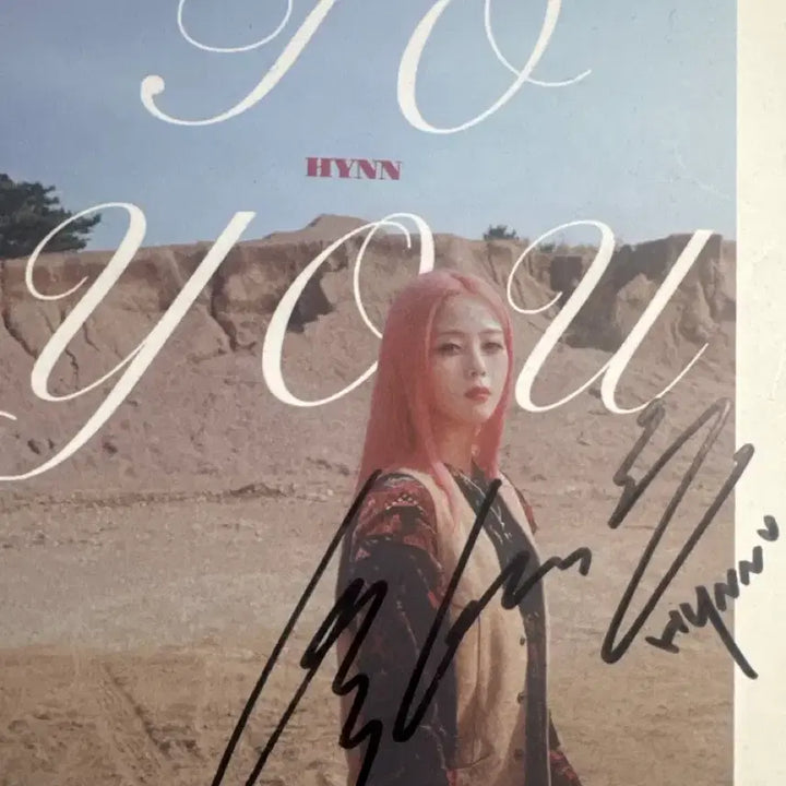 [BUNJANG] HYNN (Park Hye Won) Signed Album (Unsealed) / 박혜원 친필싸인 앨범 팝니다 (단순개봉)