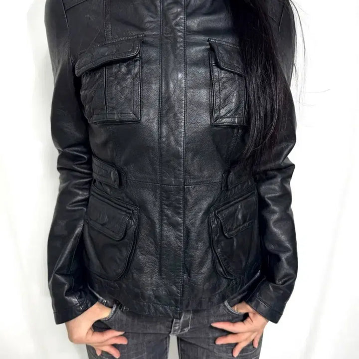 [BUNJANG] Vintage Lambskin Leather Jacket / Vintage Lambskin leather jacket