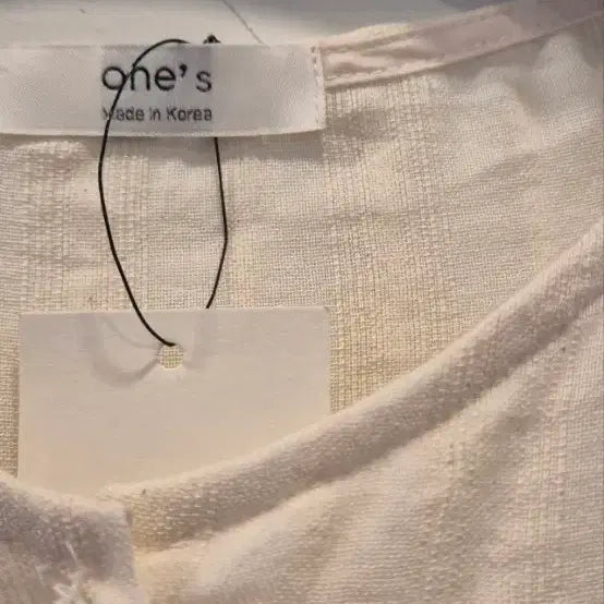 [BUNJANG] Renne Linen Blend Blouse - Ivory (Size 55) / 새상품  렌느 55  아이보리  린넨혼방  블라우스