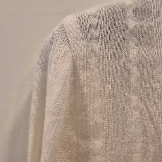 [BUNJANG] Renne Linen Blend Blouse - Ivory (Size 55) / 새상품  렌느 55  아이보리  린넨혼방  블라우스