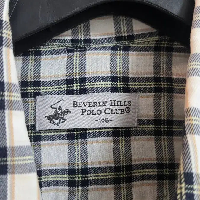 [BUNJANG] Beverly Hills Polo Club Plaid Long Sleeve Shirt / 베벌리힐스 폴로클럽 체크 긴팔 셔츠