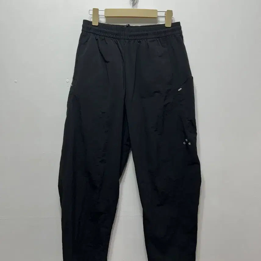 [BUNJANG] Black Wide Street Training Pants L / 블랙 와이드 스트릿  트레이닝 바지 L