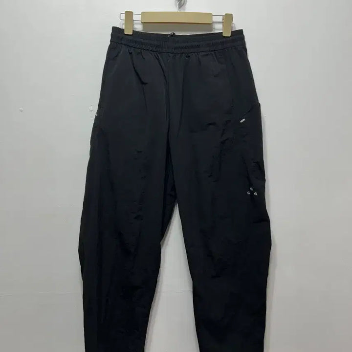 [BUNJANG] Black Wide Street Training Pants L / 블랙 와이드 스트릿  트레이닝 바지 L