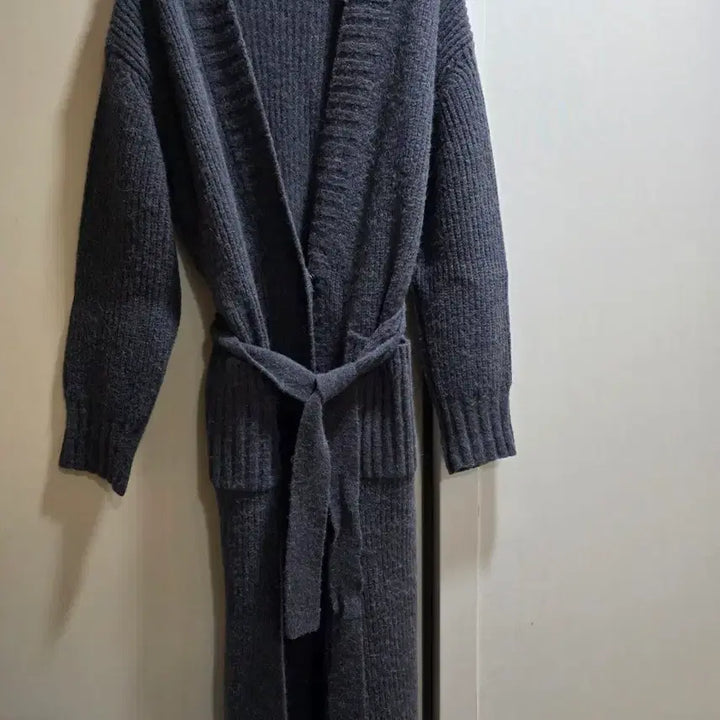 [BUNJANG] 2nd Floor Alpaca Blend Knit Long Cardigan / 2nd Floor 알파카 니트 롱 가디건