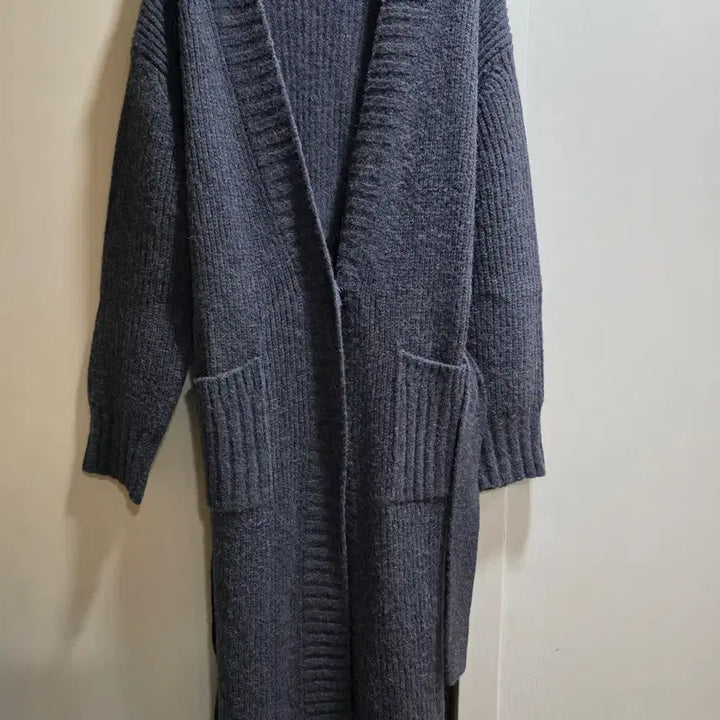 [BUNJANG] 2nd Floor Alpaca Blend Knit Long Cardigan / 2nd Floor 알파카 니트 롱 가디건