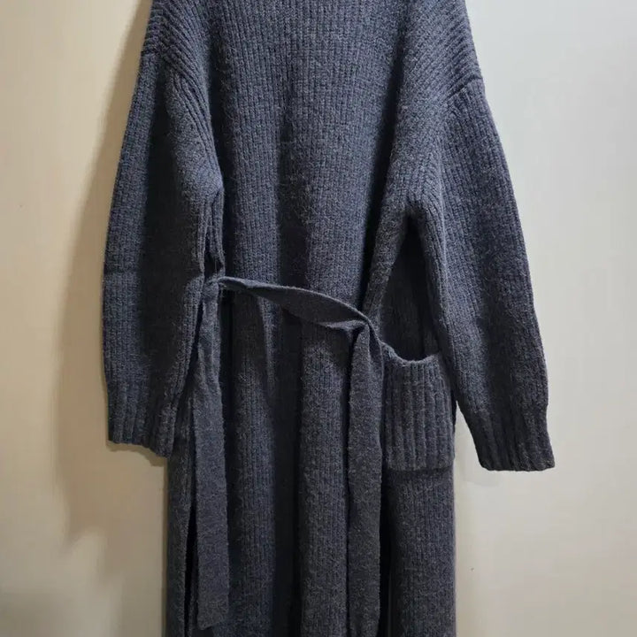 [BUNJANG] 2nd Floor Alpaca Blend Knit Long Cardigan / 2nd Floor 알파카 니트 롱 가디건