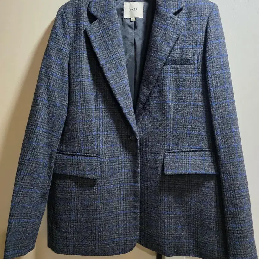 [SOLD OUT] PVCS 체크 패턴 블레이저 자켓