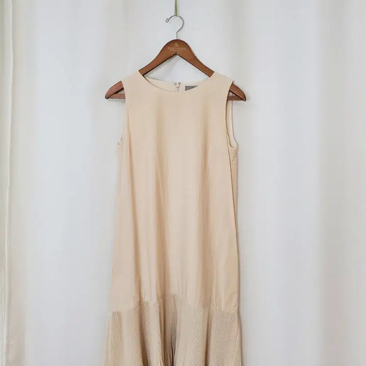 [BUNJANG] COS Pleated Cotton Dress Skin Beige / 코스 원피스36