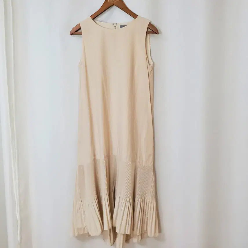 [BUNJANG] COS Pleated Cotton Dress Skin Beige / 코스 원피스36