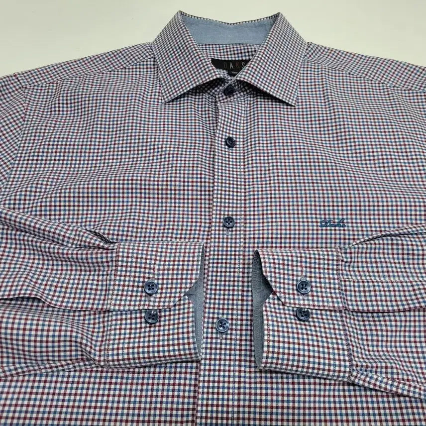 [BUNJANG] DAKS Cotton Check Shirt Men&