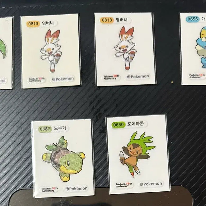 [BUNJANG] Pokemon 30th Anniversary Sticker Collection / 포켓몬 30주년 기념 띠부띠부씰