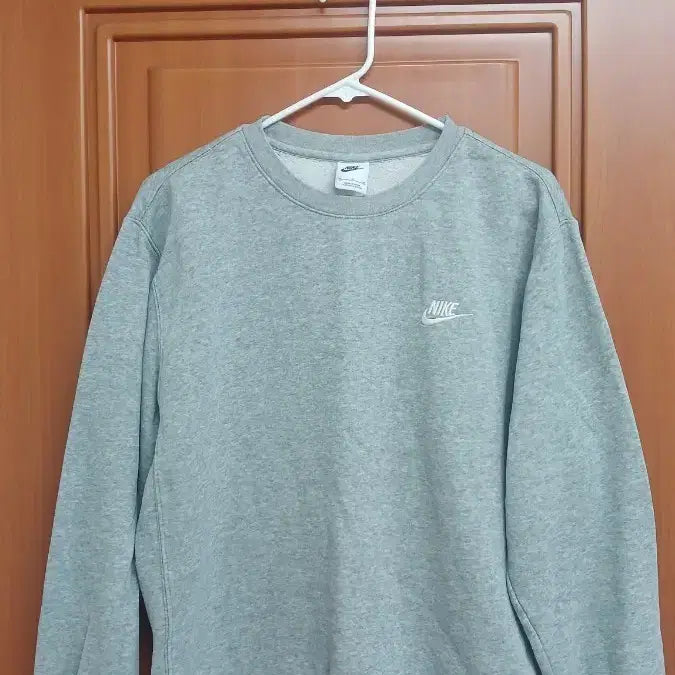 [BUNJANG] Nike Swoosh Sweatshirt Gray / 나이키 스우시 맨투맨 회색