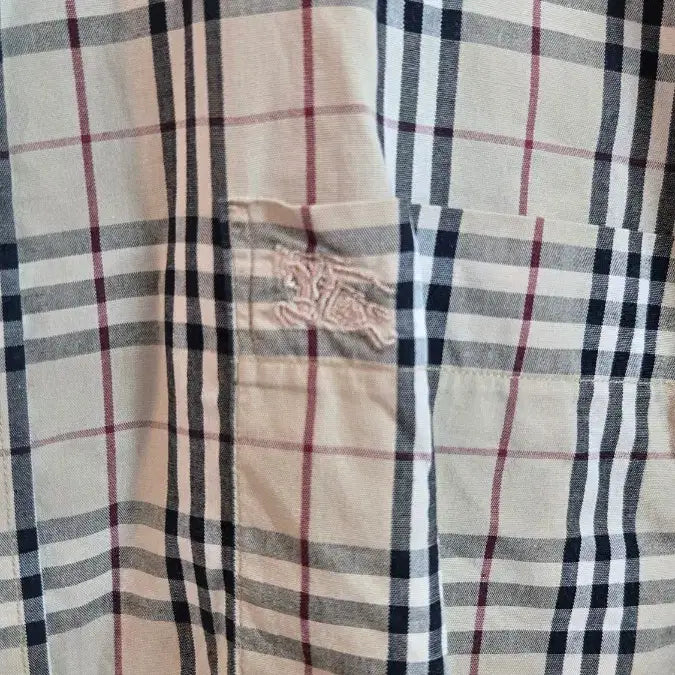 [BUNJANG] Burberry Check Short Sleeve Shirt / 버버리 반팔 체크 셔츠