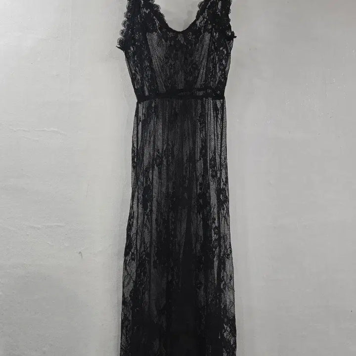 [BUNJANG] Lace Long Slip Dress / 레이스 롱 슬립