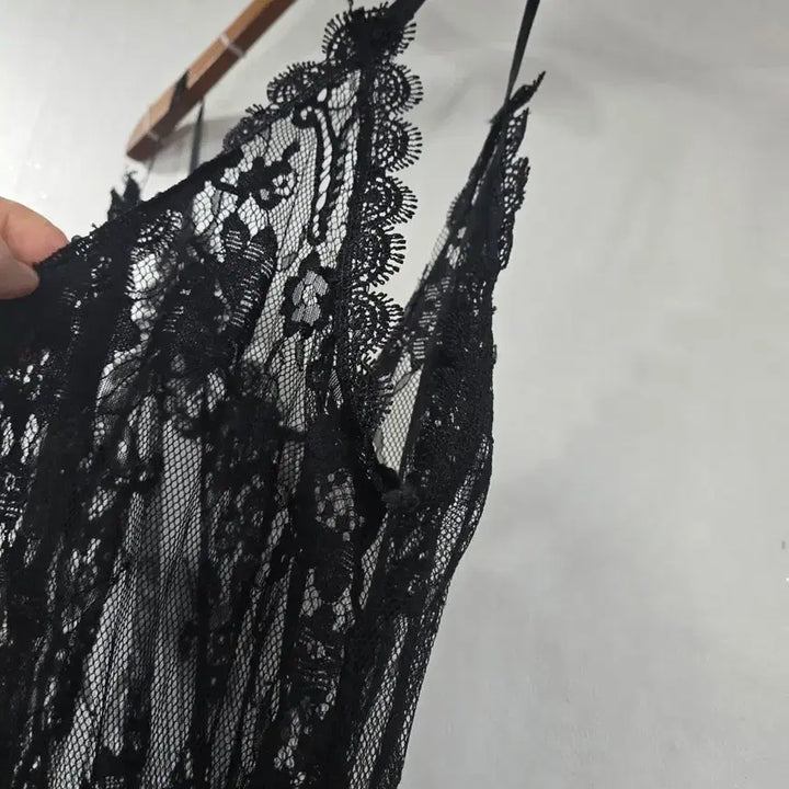 [BUNJANG] Lace Long Slip Dress / 레이스 롱 슬립
