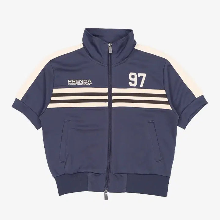 [BUNJANG] Frenda Zip-Up Track Jacket / 프렌다 반팔 트랙집업 자켓