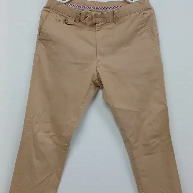 [BUNJANG] Lacoste Beige Cotton Pants HH133E-42 / 라코스테 면바지 HH133E-42