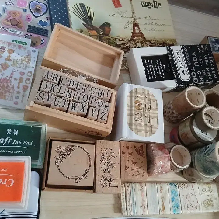 [BUNJANG] Vintage "Ddakku" Supplies Bundle / <빈티지> 다꾸 용품 일괄 처분 (급처)