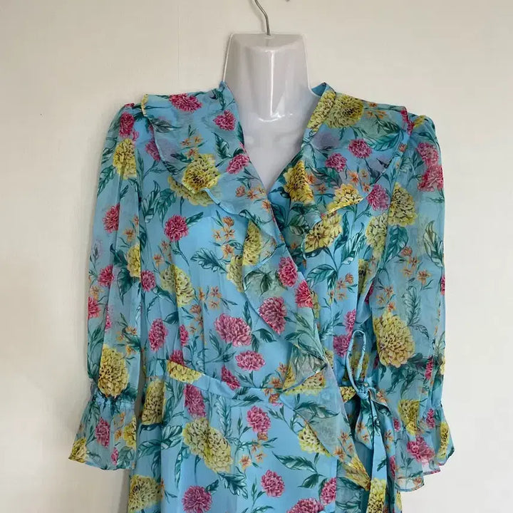 [BUNJANG] Cerruti Chiffon Floral Print Long Dress / CERRUTI.쉬폰원피스