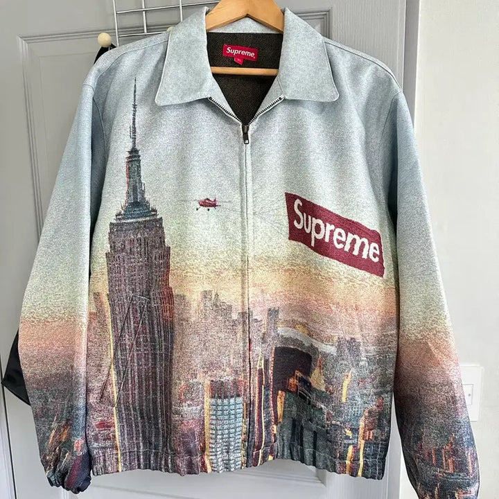 [BUNJANG] Supreme Aerial Tapestry Harrington Jacket 20FW / [XL] 슈프림 에어리얼 테피스트리 해링턴 자켓 - 20FW