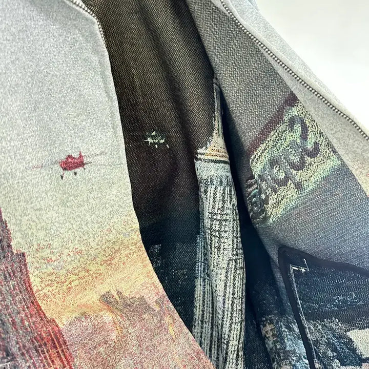 [BUNJANG] Supreme Aerial Tapestry Harrington Jacket 20FW / [XL] 슈프림 에어리얼 테피스트리 해링턴 자켓 - 20FW