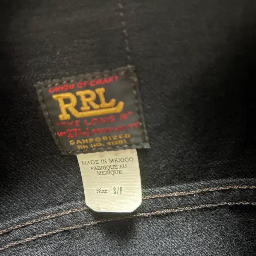 [BUNJANG] RRL Black Cotton Trousers Size S / RRL lot271 블랙 사이즈s