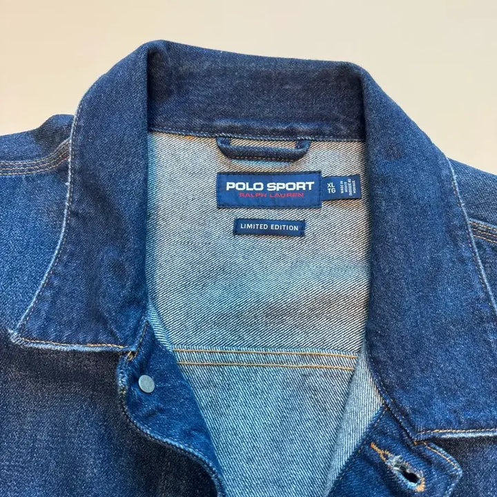 [BUNJANG] Polo Sport Star-Spangled Banner Print Denim Jacket XL / 폴로 스포츠 데님 자켓 성조기 프린팅 XL