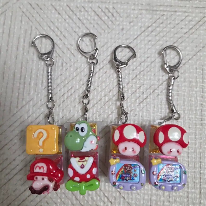 [BUNJANG] Super Mario LED Keycap Set (3 Types) / 슈퍼마리오 LED키캡 새상품 3종