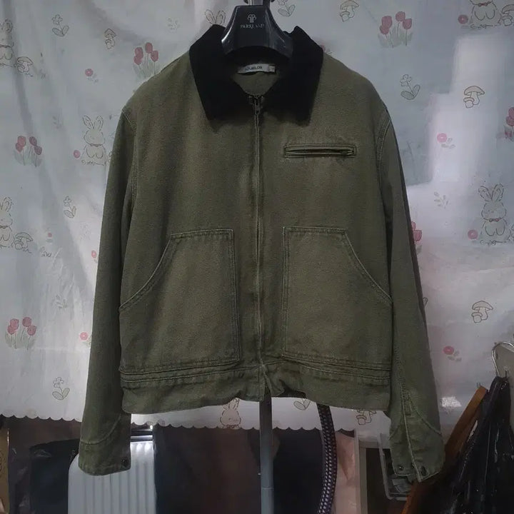 [BUNJANG] Adrielos Washed Canvas Work Jacket / 에드리엘로스    워시드   캔버스  워크 자켓
