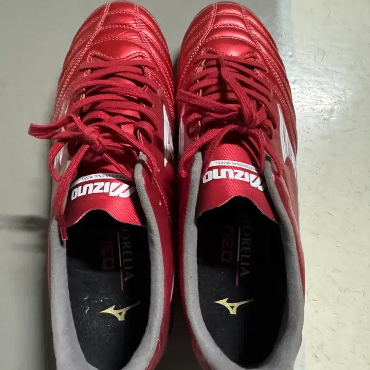 [BUNJANG] Mizuno Morelia Neo Red 265 Soccer Cleats / 미즈노 모렐리아 네오 레드 265