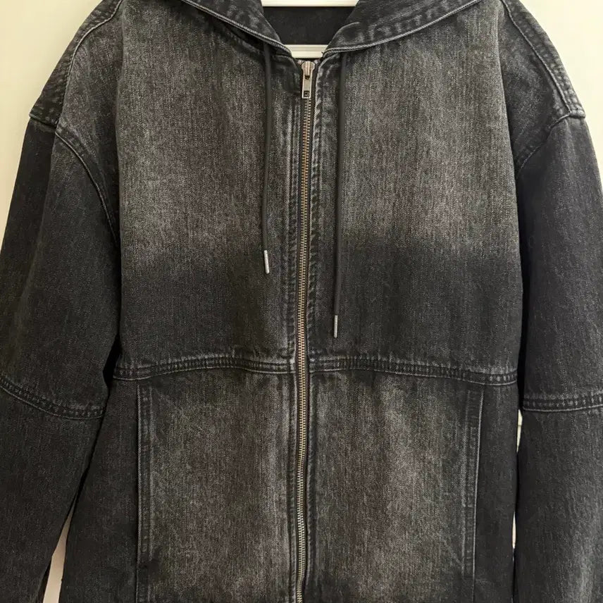 [BUNJANG] Customellow 26ss Denim Hooded Zip-Up Jacket / 26ss 커스텀멜로우 데님 후드집업 자켓