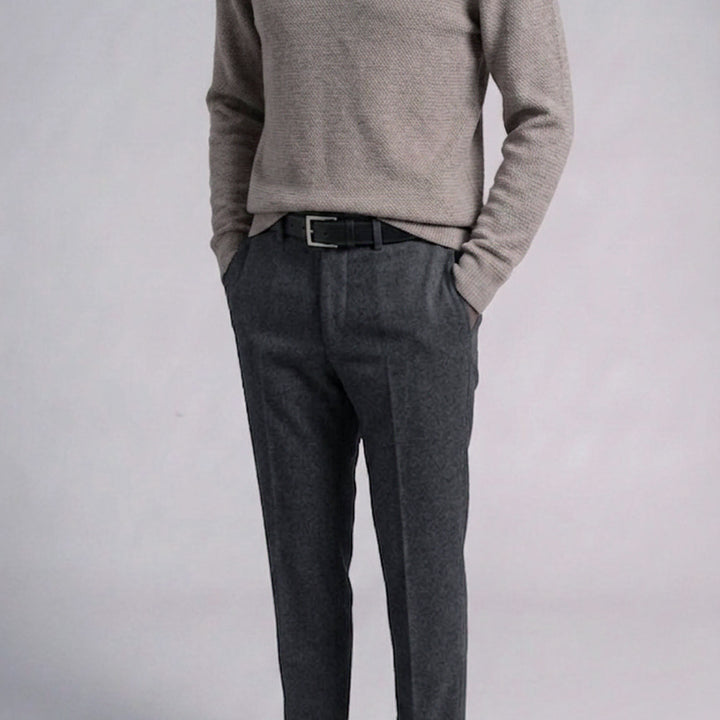 [BUNJANG] And Z by ZIOZIA Wool Cashmere Turtleneck Sweater / 지오지아 AndZ/앤드지 모카베이지 울캐시미어 터틀넥 스웨터 니트/100