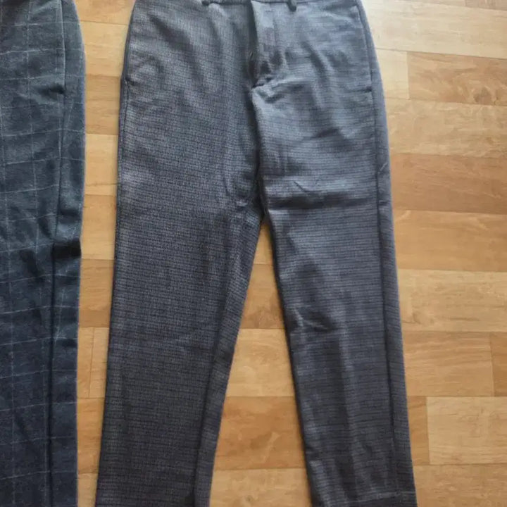 [BUNJANG] Checkered Trousers Set (2 pcs) / 체크 바지 2종 세트