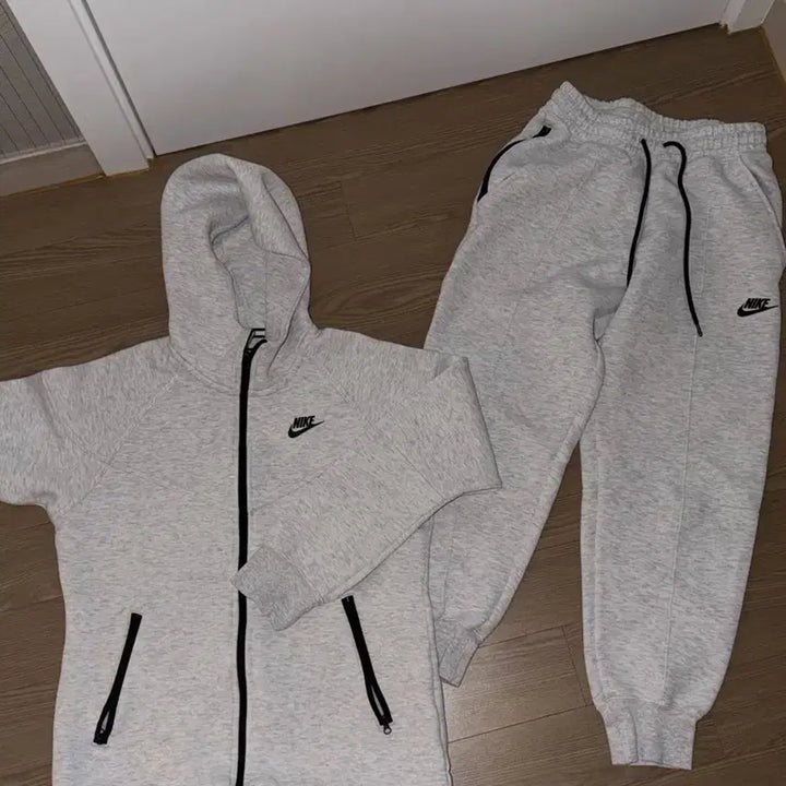 [BUNJANG] Nike Tech Fleece Training Set - Light Grey / 나이키 테크 플리스 트레이닝 세트 라이트그레이