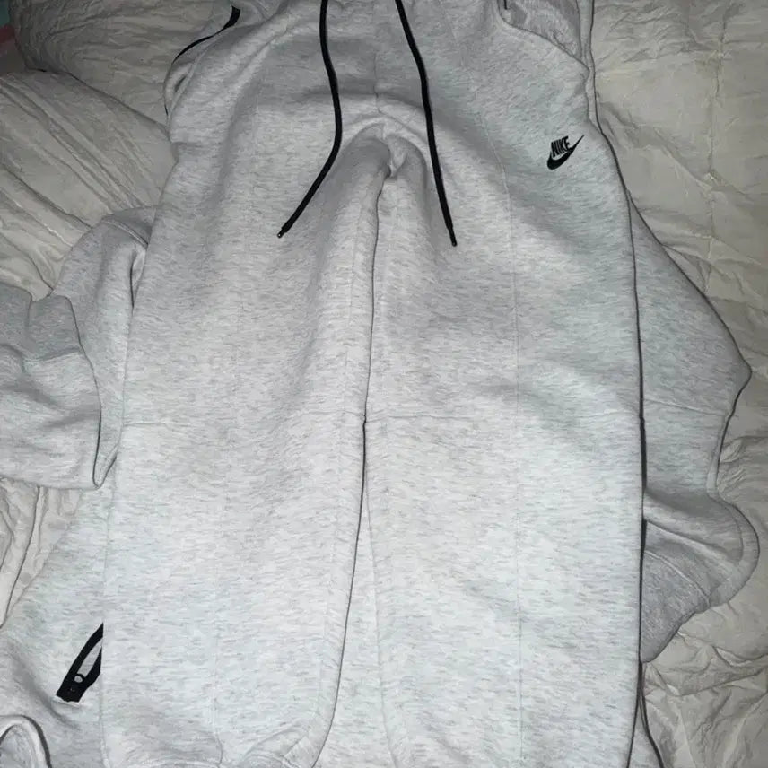 [BUNJANG] Nike Tech Fleece Training Set - Light Grey / 나이키 테크 플리스 트레이닝 세트 라이트그레이