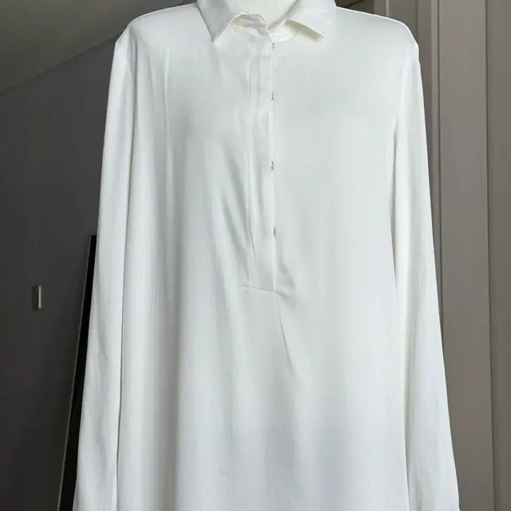[BUNJANG] Massimo Dutti White Long Shirt Dress / 마시모두띠 흰색 드레스