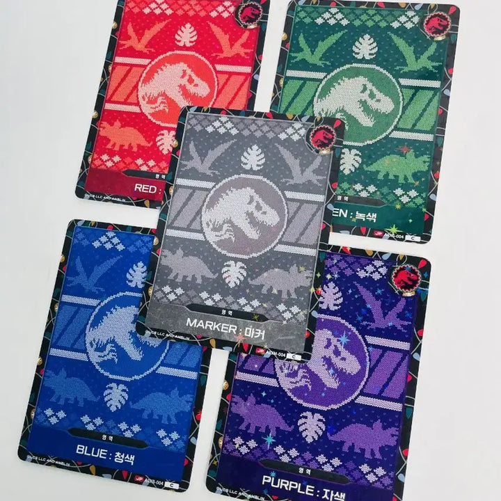 [BUNJANG] Jurassic Park TCG Christmas Promo Pack Limited Edition / 쥬라기공원 Tcg 크리스마스 프로모팩 한정판