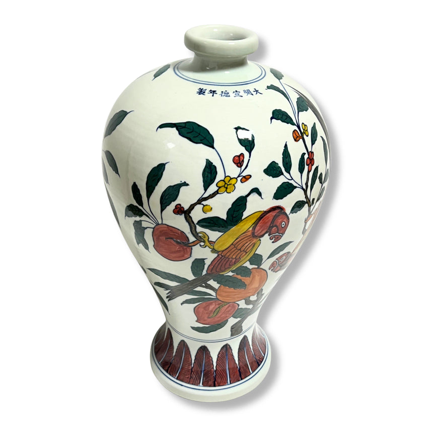 [SOLD OUT] 명선덕백자오채화가조도매병 [중국도자기]