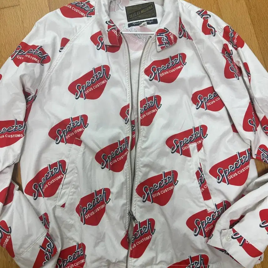 [BUNJANG] Deus Ex Machina x Specter Collaboration Jacket White L / 데우스 엑스 마키나 x 스펙터 자켓 화이트 L