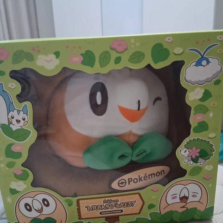 [BUNJANG] Pokemon Secret Forest Fomantis Plush / 포켓몬 시크릿 포레스트 나몰빼미 인형