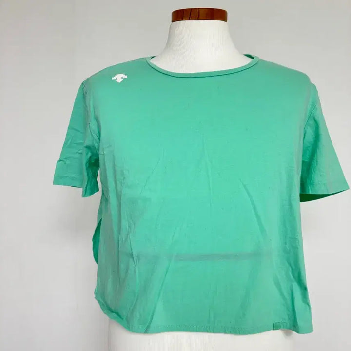 [BUNJANG] Descente Mint Short-Sleeve Cropped T-Shirt / 데상트 민트 반팔 크롭 티셔츠 정품