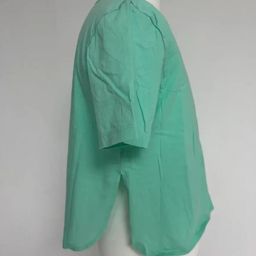[BUNJANG] Descente Mint Short-Sleeve Cropped T-Shirt / 데상트 민트 반팔 크롭 티셔츠 정품
