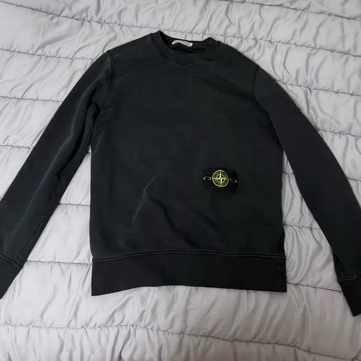 [BUNJANG] Stone Island Black Sweatshirt L / 스톤아일랜드 블랙 맨투맨 L사이즈 급처