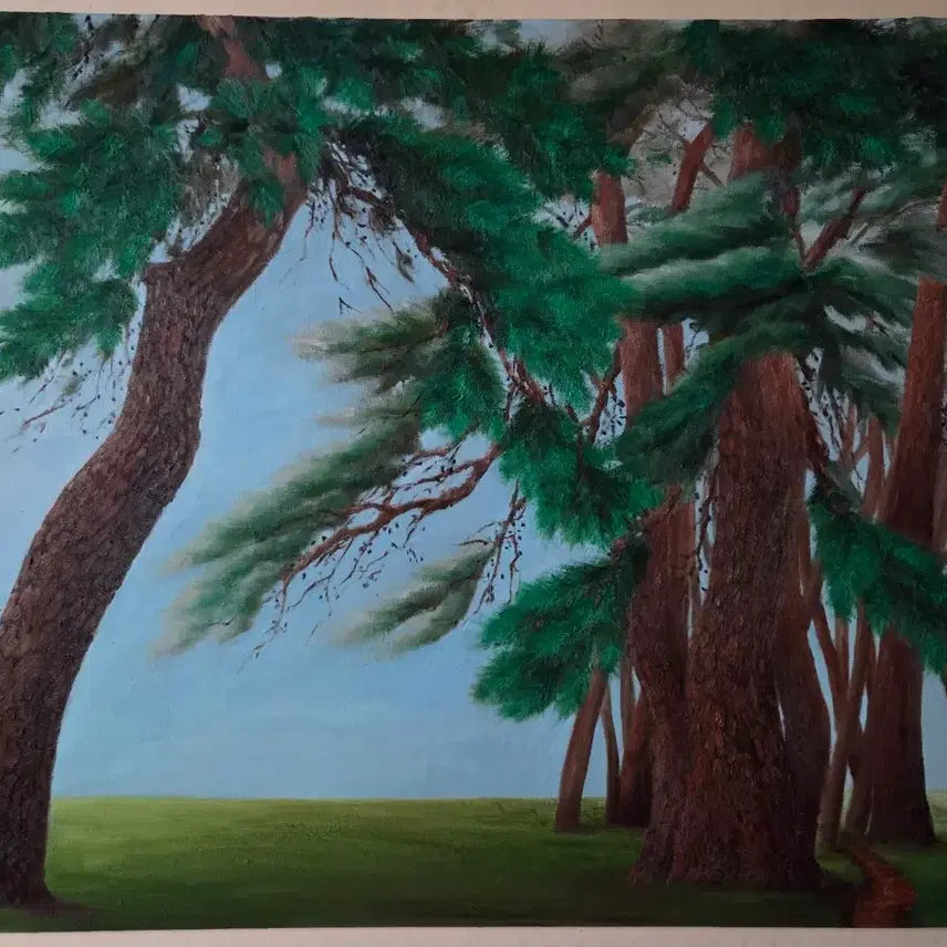 [BUNJANG] Pine Tree Oil Painting / 소나무그림  유화