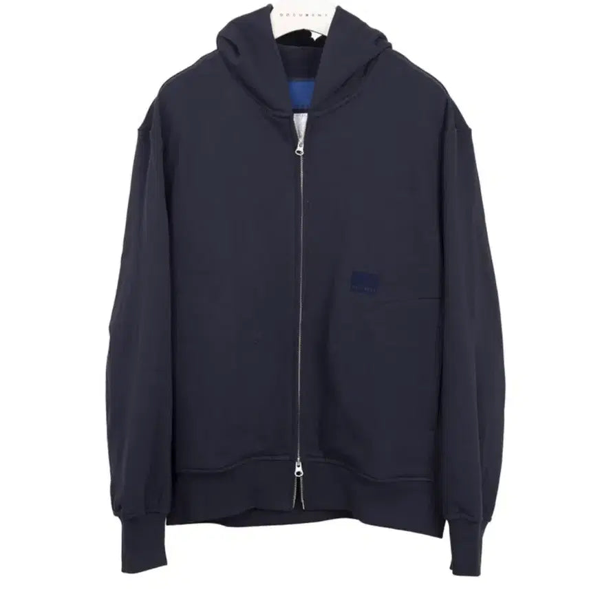 [BUNJANG] Document Navy Hooded Zip-Up Jacket L Size / 도큐먼트 네이비 후드집업 L사이즈 판매