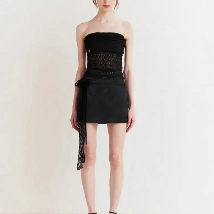 [BUNJANG] Pain Or Pleasure JADE MINI SKIRT Black S / 페인오어플레져 JADE MINI SKIRT black s