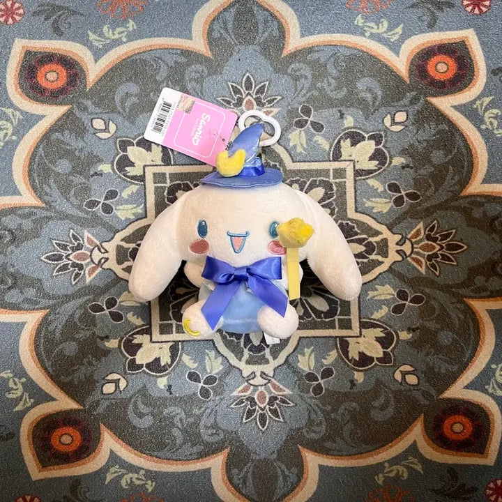 [BUNJANG] Sanrio Cinnamoroll Wizard Plush Keychain New / 산리오_시나모롤 마법사 인형 키링 새상품