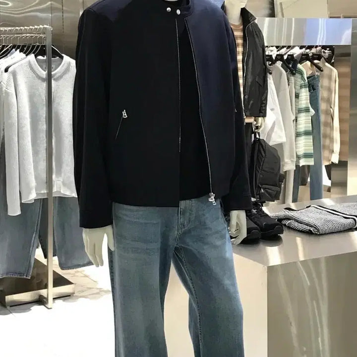 [BUNJANG] Solid Homme 26SS Round Neck Blouson / 26SS 솔리드옴므 라운드넥 블루종 52