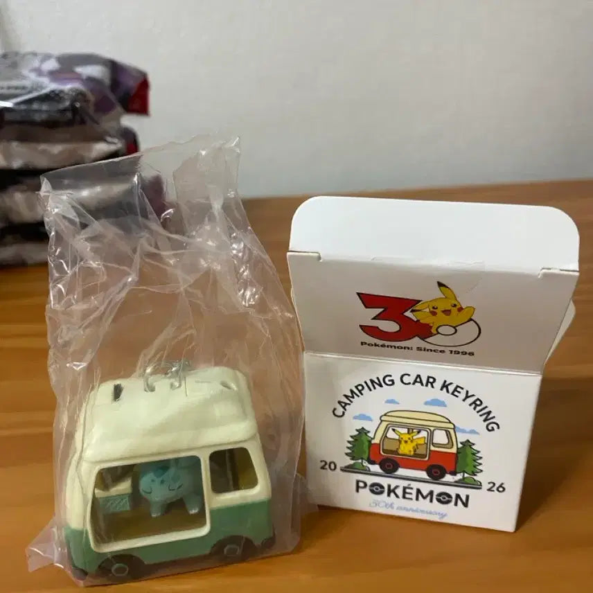 [BUNJANG] Lotte Land Pokemon Camping Car Bulbasaur Keychain / 롯데리아 포켓몬캠핑카 이상해씨 키링